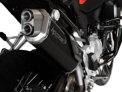 Exhaust tip HP Corse 4 Track R Black Steel BMW F850GS