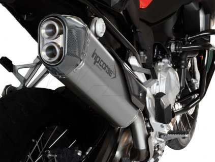 Exhaust tip HP Corse SPS Carbon Satin Steel BMW F850GS