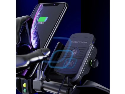KEWIG Držák telefonu na motorku s bezdrátovým dobíjením