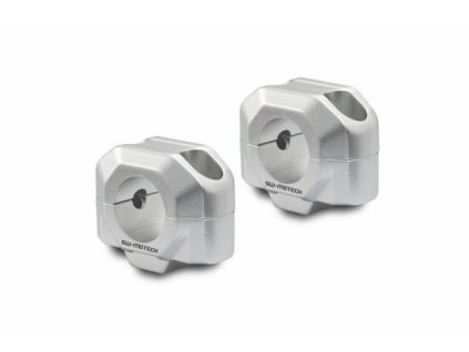 SW Motech Handlebar Riser Silver + 20 mm