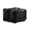 SW Motech Side Case and Holder Set TraX Adv. 45/37l. black Tiger 900/GT/Rally/Pro 20-23