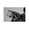 SW Motech Side Case and Holder Set TraX Adv. 45/37l. Silver Tiger 900/GT/Rally/Pro 20-23