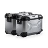 SW Motech Side Case and Holder Set TraX Adv. 45/37l. Silver Tiger 900/GT/Rally/Pro 20-23