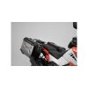 SW Motech Sada černých bočních kufrů TraX Adventure 45/37l a držáku PRO V-Strom 1050/XT 19-