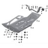 Aluminum engine cover BMW R1200GS LC
