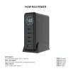 Fixed Dokovací GaN stanice FIXED LCD 4x USB-C a USB PD 3.2 140W