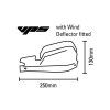BARKBUSTERS VPS Plastic Covers for Hand Guards Black