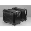 SW Motech Trax Adv. side case set, black R1200GS
