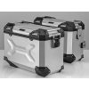 SW Motech Trax Adv. side case set, silver R1200GS