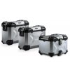SW Motech Adventure set of silver cases + holder BMW F 800/700/650 GS 08-17