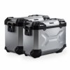 SW Motech TRAX ADV aluminum case system Silver 45/37l BMW R1200GS / R1250GS LC/Adv 13-
