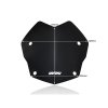 Rallye Plexi WRS matná černá BMW R1200GS 13-18 / R1250GS 18-