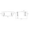 Puig plexiglass extension 230x90 mm ClipOn