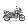 AKRAPOVIC Exhaust tip Titanium Black BMW R1200GS 13-16