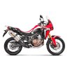 AKRAVOPIC Exhaust Tip Titanium Honda Africa Twin CRF1000L 16-19