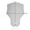 Windshield WRS Caponord Honda Africa Twin CRF1100L Adventure smoke 20-23