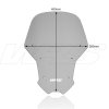 Windshield WRS standard Honda Africa Twin CRF1100L Adventure smoke 20-23