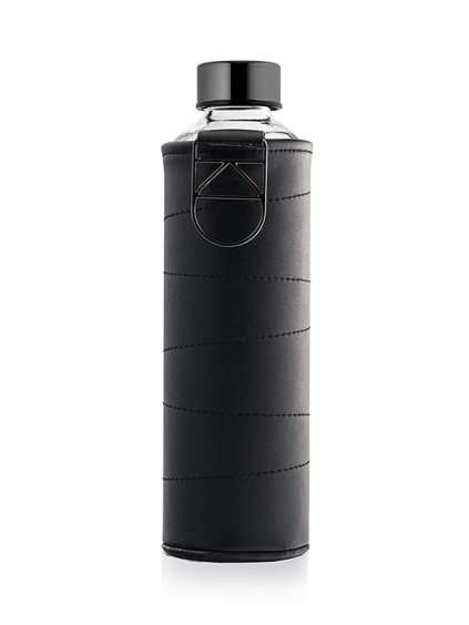 309 309 sklenena lahev s obalem z umele kuze equa graphite 750 ml