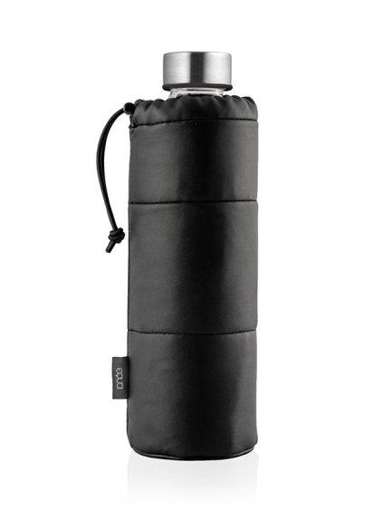 882 882 sklenena lahev s obalem z umele kuze equa puffy black 750 ml