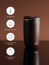 Termohrnek EQUA Pure Cup Brown 300 ml (Barva Zlaté poutko)