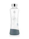 Szklana butelka EQUA Metallic Silver 550 ml