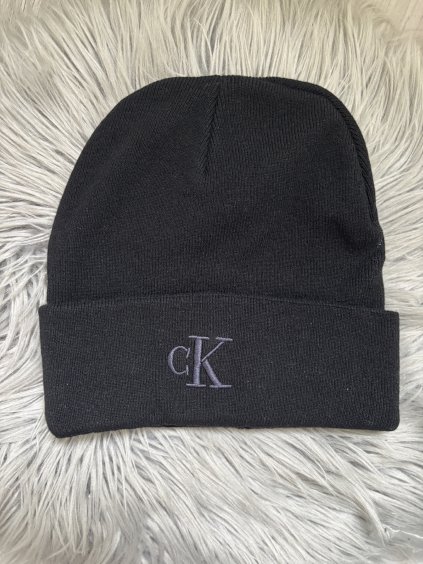 Zimní čepice Calvin Klein, černá