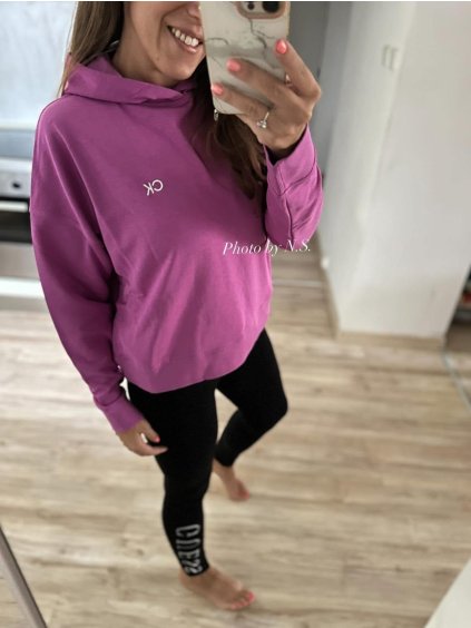 Mikina Calvin Klein, fialová