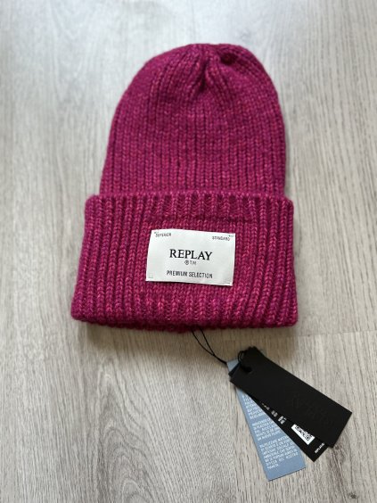 Čepice Replay, malinová