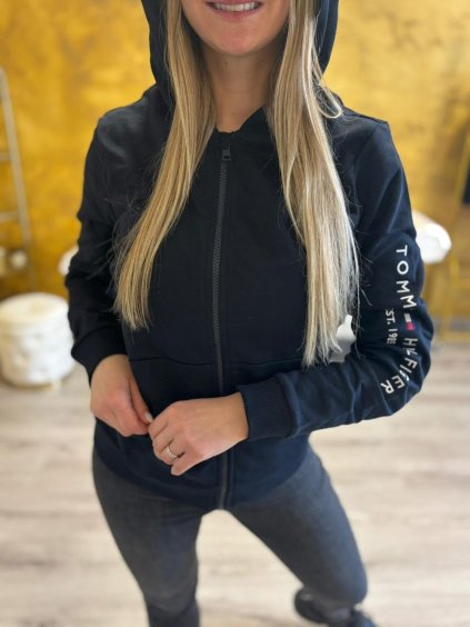 Mikina Tommy Hilfiger, modrá