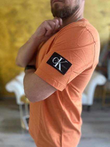Triko Calvin Klein, oranžové
