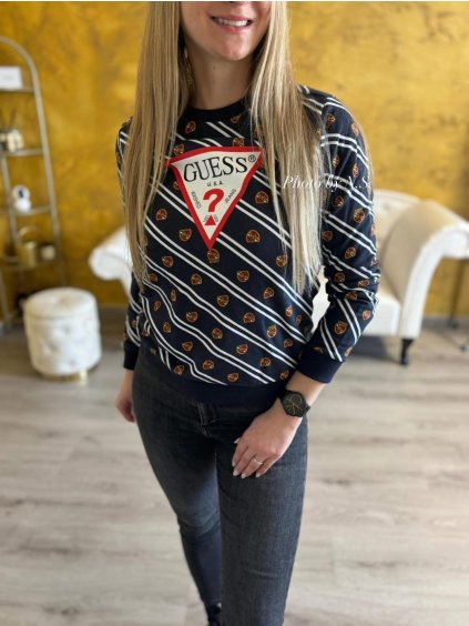 Mikina Guess, pruhovaná