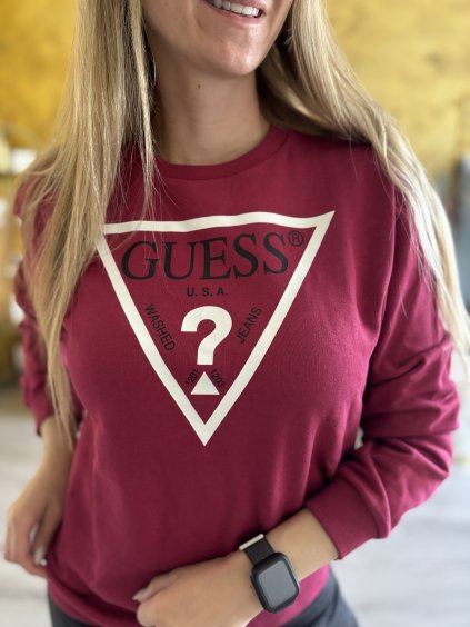 Mikina Guess, vínová