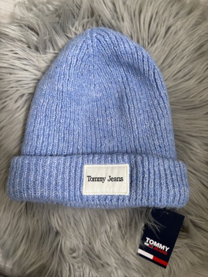 Zimní čepice Tommy Hilfiger, modrá