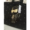 Shopperka Karl Lagerfeld, černá