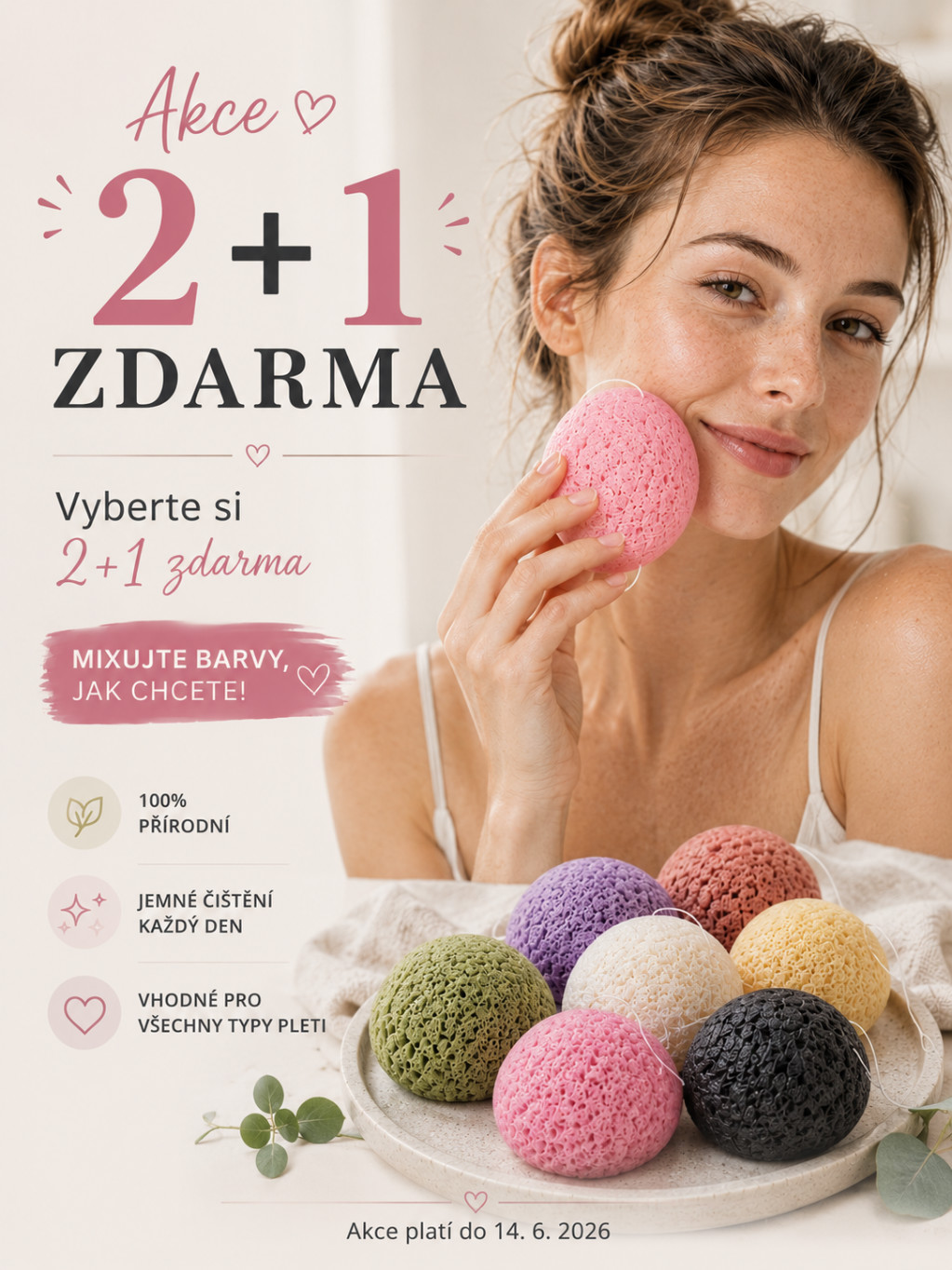 Konjac 2 + 1 zdarma na myfeminity.cz