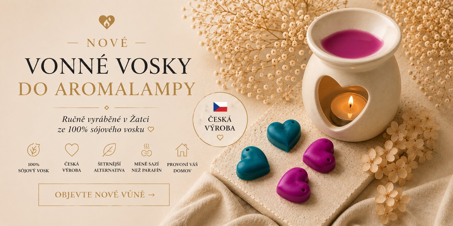 Vosky do aromalampy