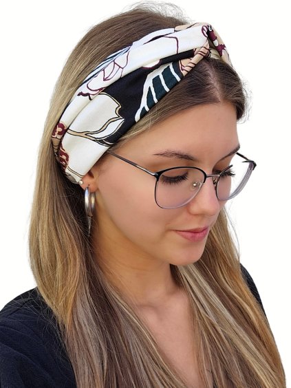 Látková čelenka do vlasů LUKRECIA