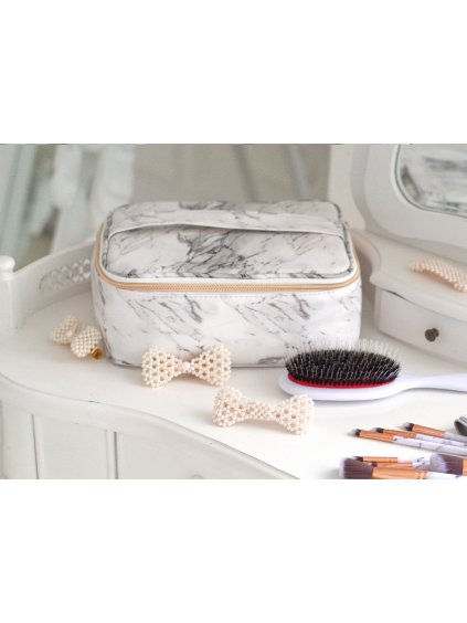 kosmetická taška mramor marble