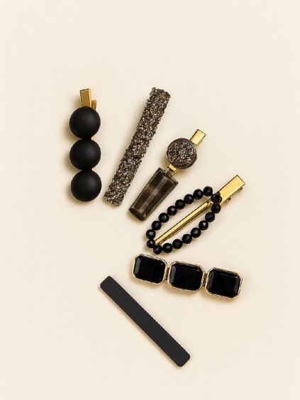 Sada sponek do vlasů KUINA černá