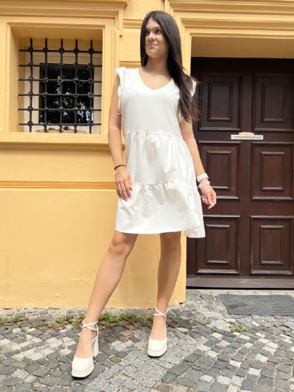 Bílé šaty MIRABELLE