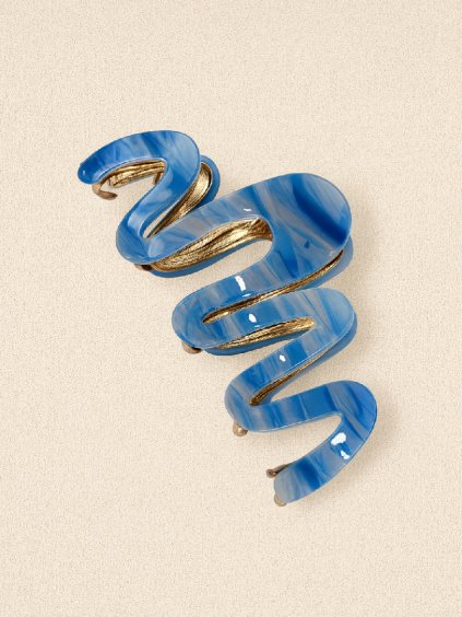 Vlnitý skřipec PEGOLA modrý