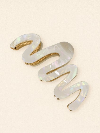 Vlnitý skřipec PEGOLA bílý