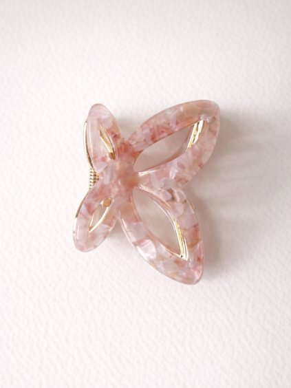 Skřipec do vlasů MOTÝL Rose Quartz