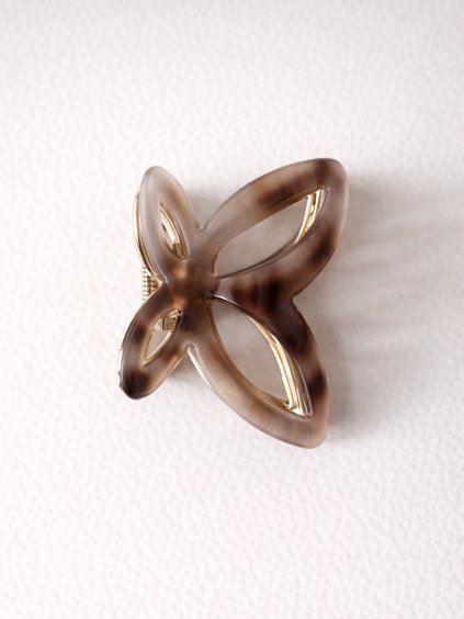 Skřipec do vlasů MOTÝL Warm Honey