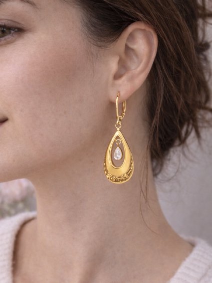 Náušnice GOLDEN DROP