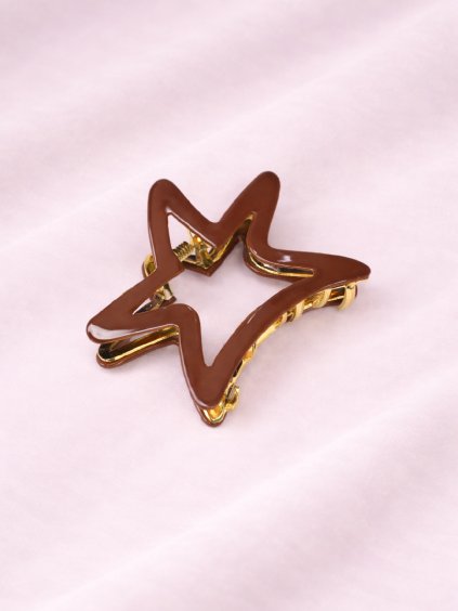 Skřipec do vlasů STARLINE – hnědý