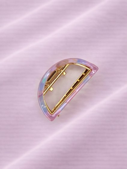 Skřipec do vlasů MINYA růžový mramor