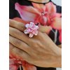 Květinový prsten LORE růžový