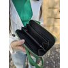 Dámská kabelka na telefon:peněženka VALENCIA s popruhem přes rameno zelená8