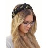 Čelenka do vlasů DISAE černá zdobená